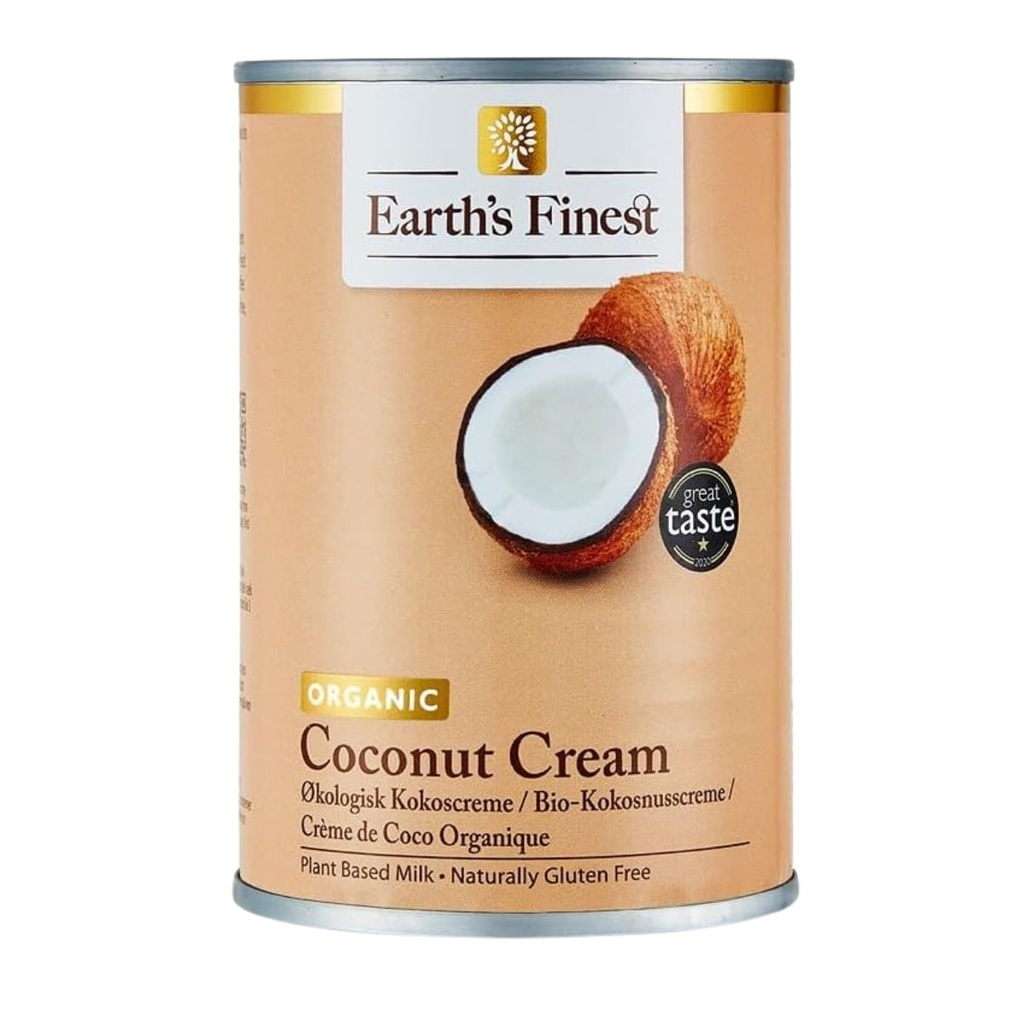 Earth's Finest Organic Coconut Cream - 1x400ml