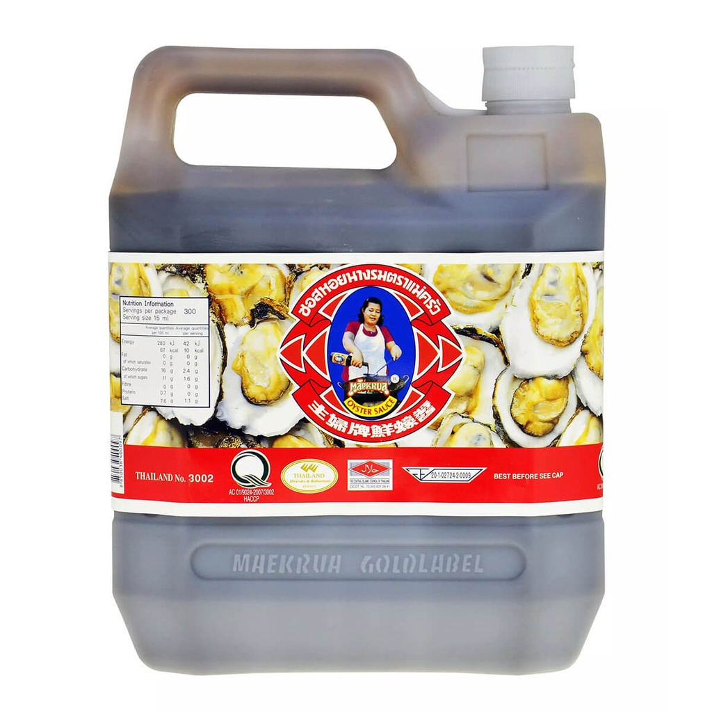 [SAUC-253576] Mae Krua Oyster Sauce, Thailand - 3x4.5ltr