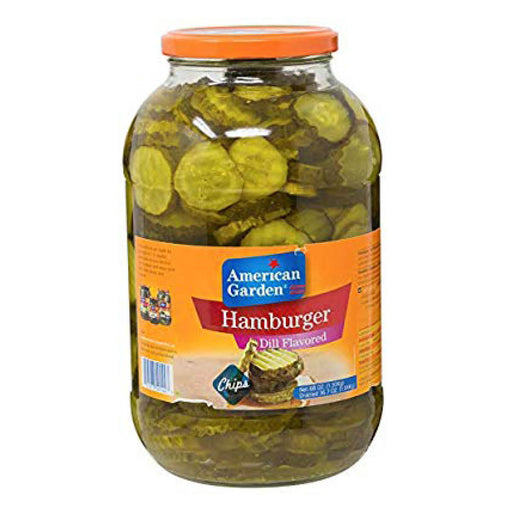 [VEGT-607520] American Garden Hamburger Dill Chips - 6x68oz