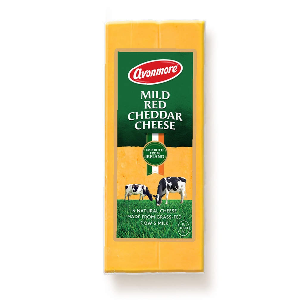 [BREK-151012] Avonmore Mild Red Cheddar Cheese Block - 1x1kg