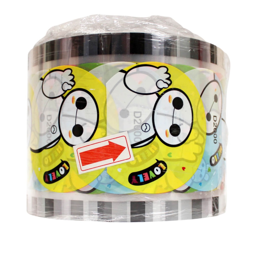 [NONF-800958] Bubbly Sealing Film With Mood Emoji - 1x1pc