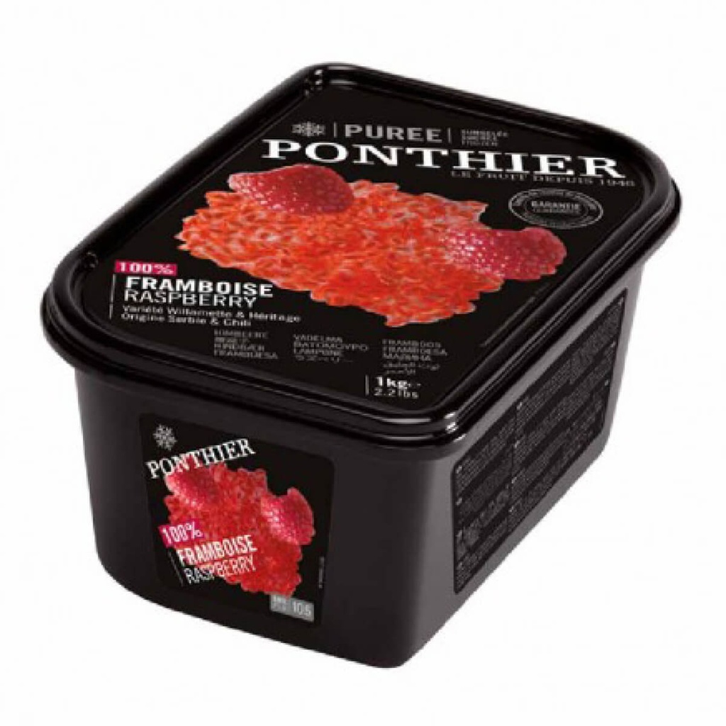 [FROZ-907614] Ponthier Raspberry Puree - 6x1kg