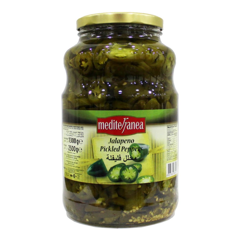 [VEGT-604505] Mediterranea Sliced Jalapeno, Turkey - 4x2650g