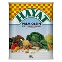 Hayat Vegetable Cooking Oil - 1x18ltr