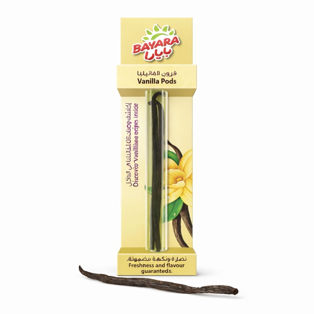 [CONF-102221] Bayara Vanilla Pods - 1x3g (2pcs)