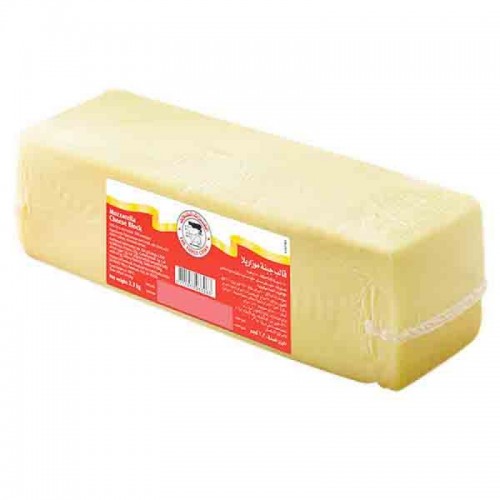 3Cow Mozzarella Cheese, Block - 8x2.3kg