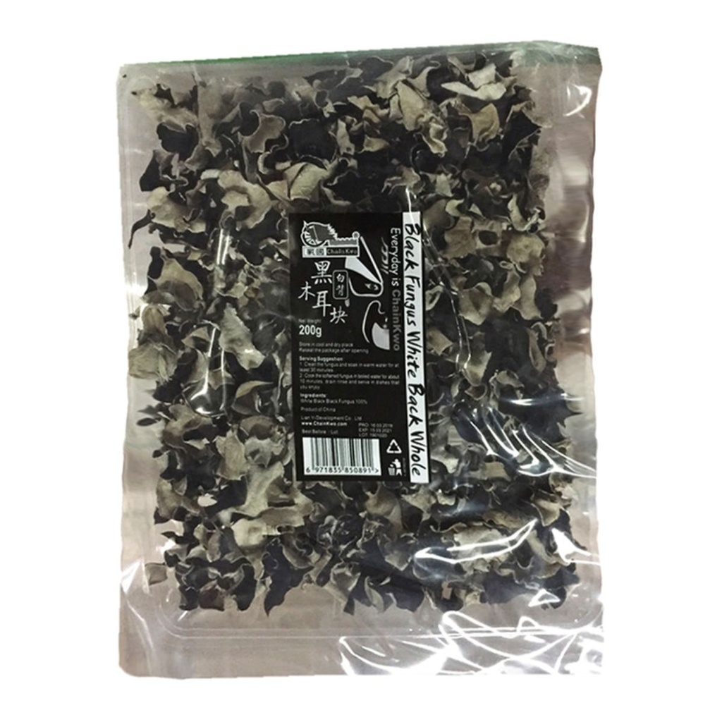 Chain Kwo Black Fungus White Back Whole - 1x200g