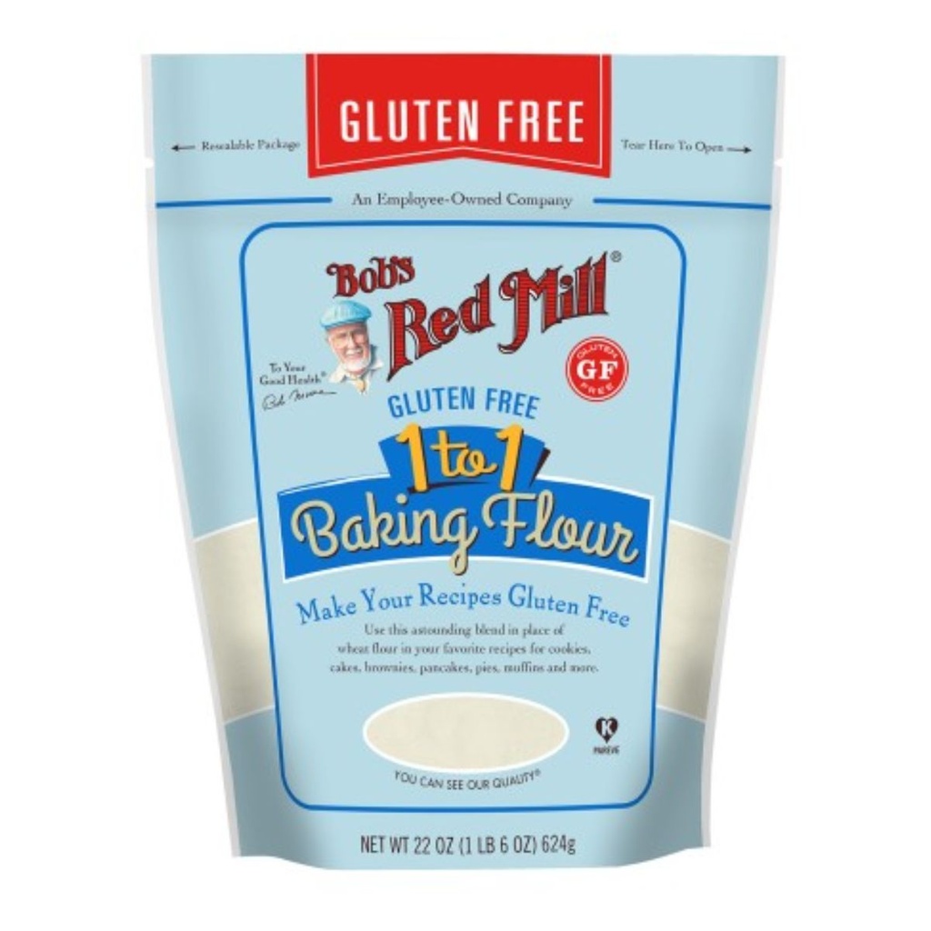 Bob's Red Mill GF 1-to-1 Baking Flour - 4x624g