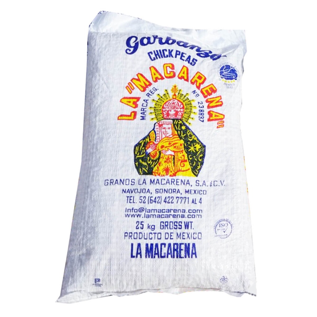[LENT-405596] La Macarena Garbanzo Chickpeas, Mexico - 1x25kg