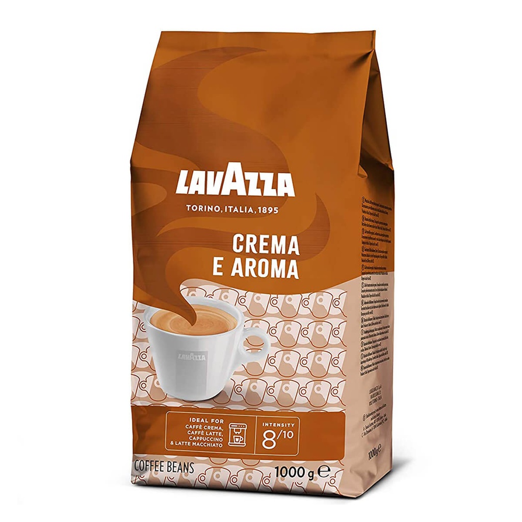 Lavazza POL Crema E Aroma 8/10 Coffee Beans, BROWN, Italy - 6x1kg