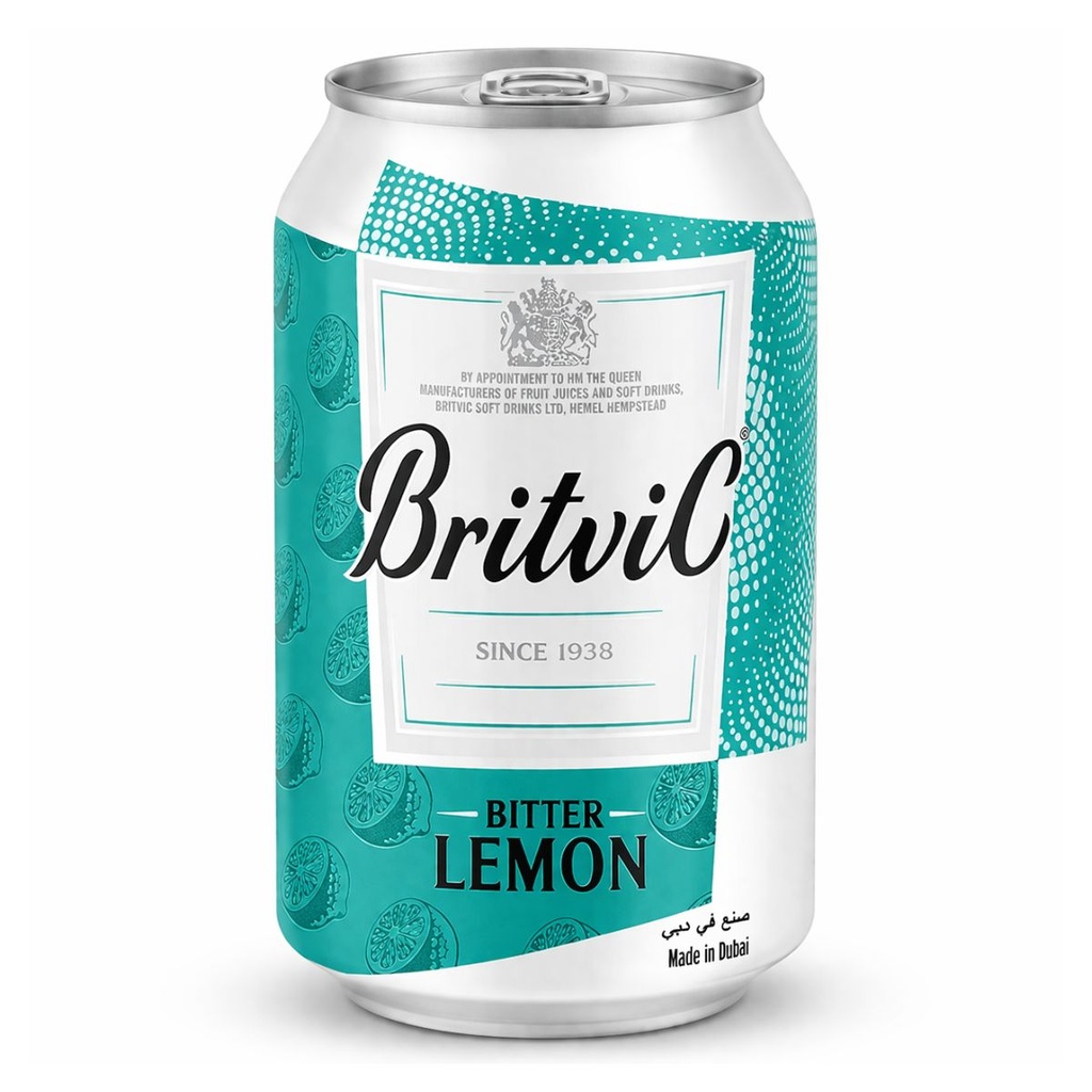 [BEVR-703015] Britvic Bitter Lemon Soft Drink - 24x300ml