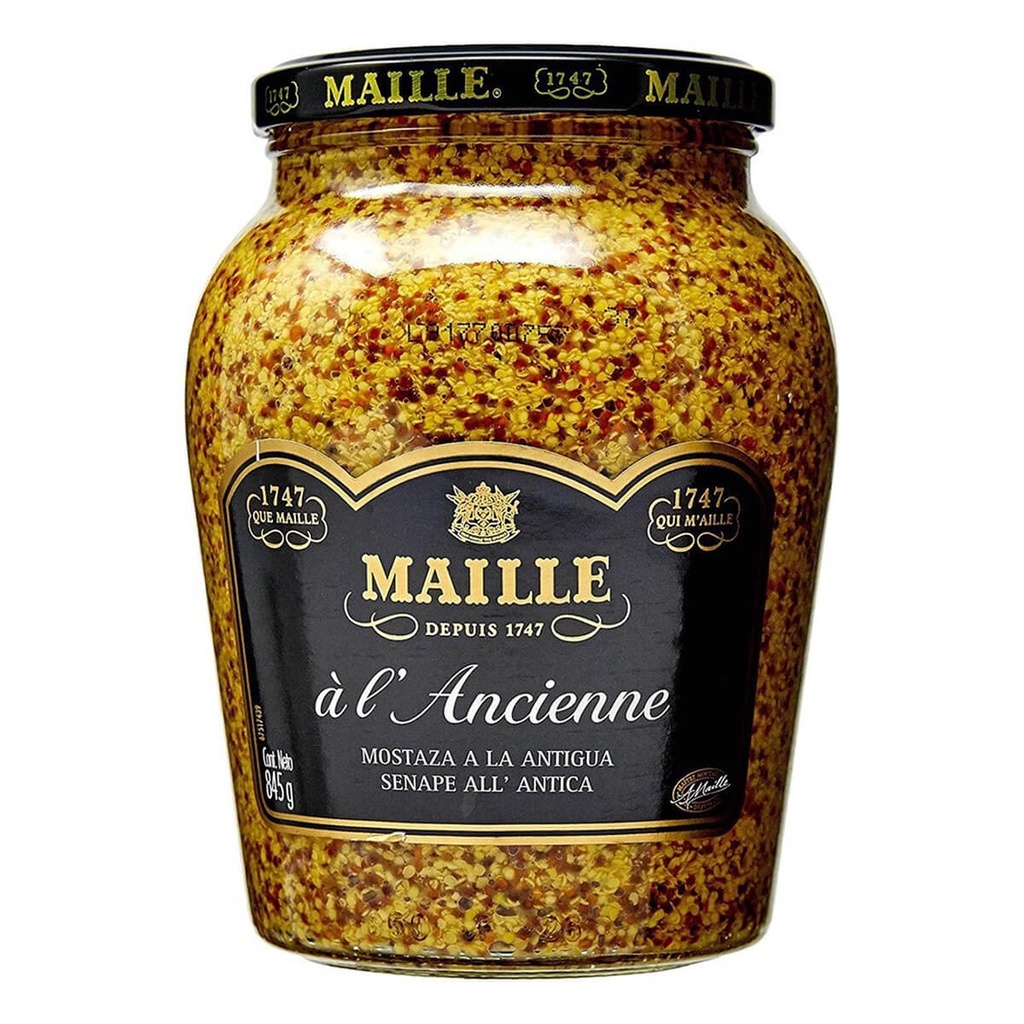 [SAUC-256600] Maille Whole Grain Mustard, France - 6x845g