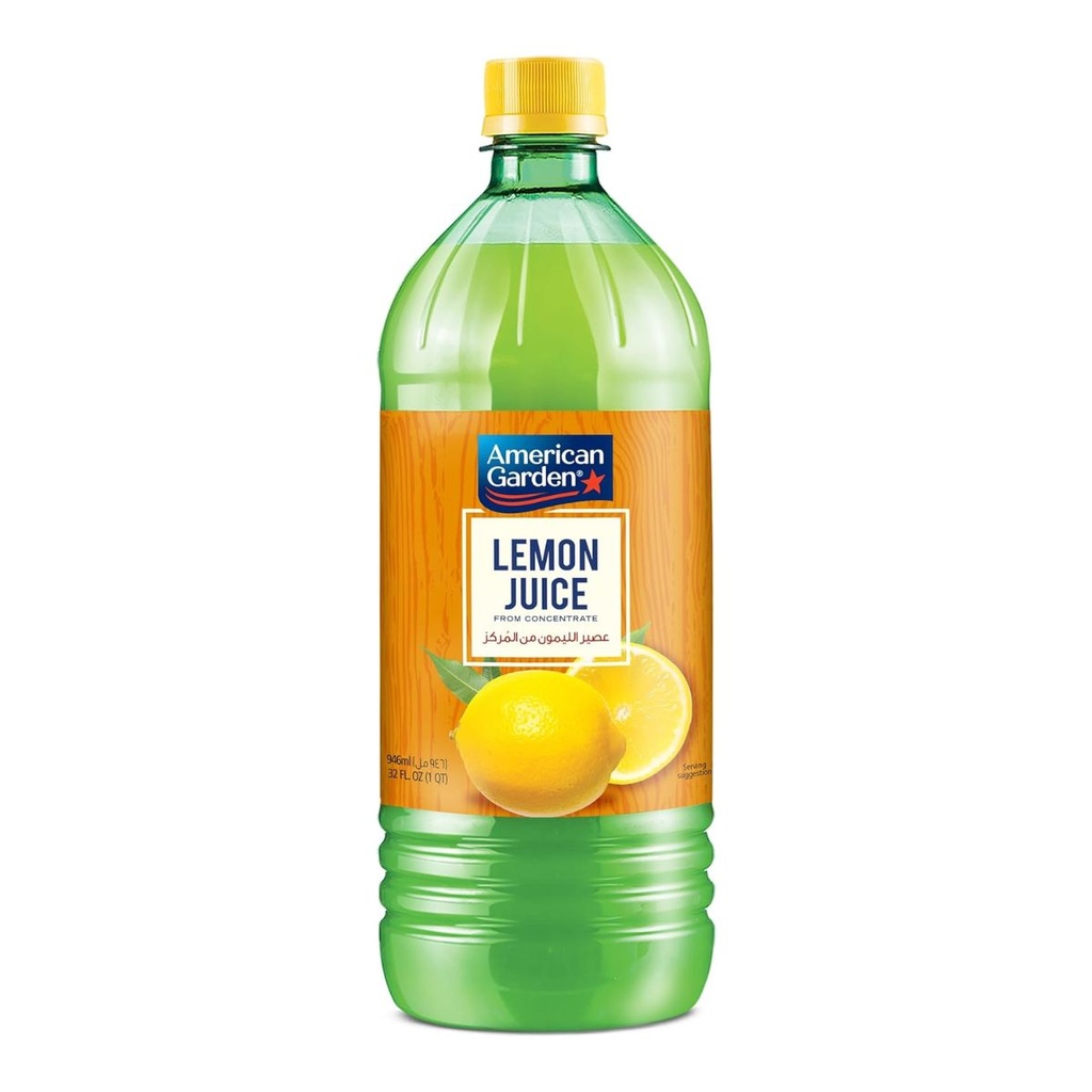 American Garden Lemon Juice - 12x946ml