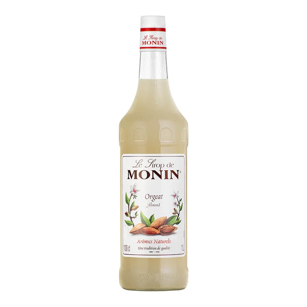 [BREK-358257] Monin Almond Orgeat Syrup, France - 6x1ltr
