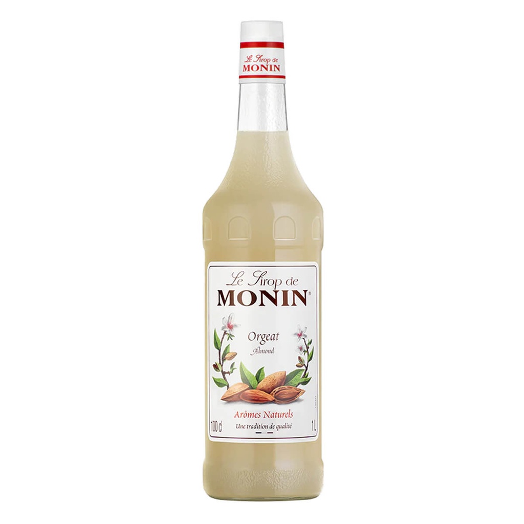 [BREK-358257] Monin Almond Orgeat Syrup, France - 6x1ltr