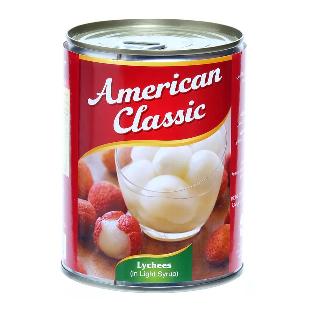 [FRUT-455512] American Classic Lychee In Light Syrup, Thailand - 24x567g
