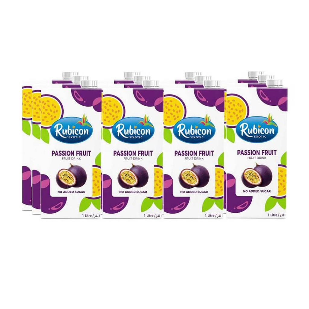 [BEVR-704543] Rubicon Passion Fruit Drink - 12x1ltr