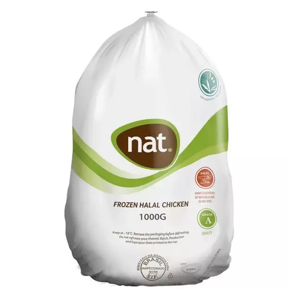 [MEAT-505040] NAT Chicken Griller, Brazil - 10x1000g