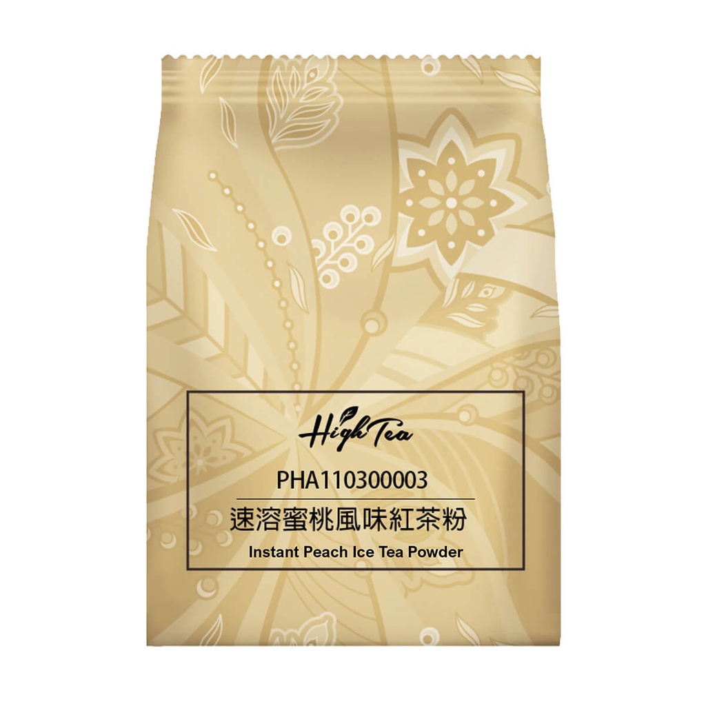 [BOBA-710147] High Tea Instant Peach Ice Tea Powder, Taiwan - 20x1kg