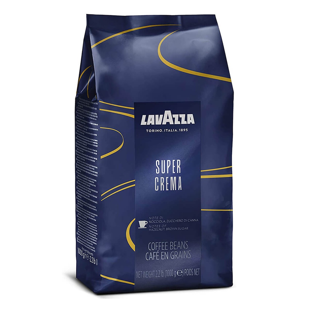 [BEVR-701507] Lavazza Super Crema Coffee Beans, Italy - 6x1kg
