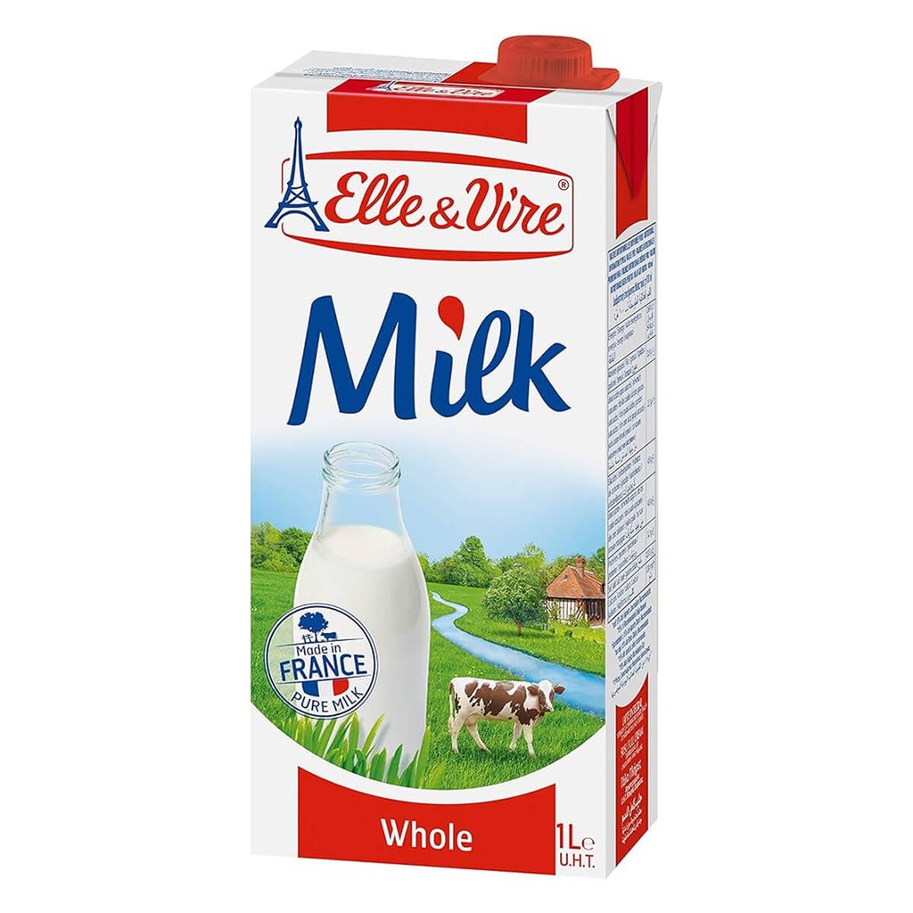[BEVR-706022] Elle & Vire Milk Full Cream, Red - 6x1ltr