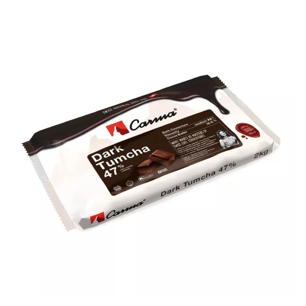 [CONF-101011] Carma Dark Line Block 47%, Swiss - 6x2kg