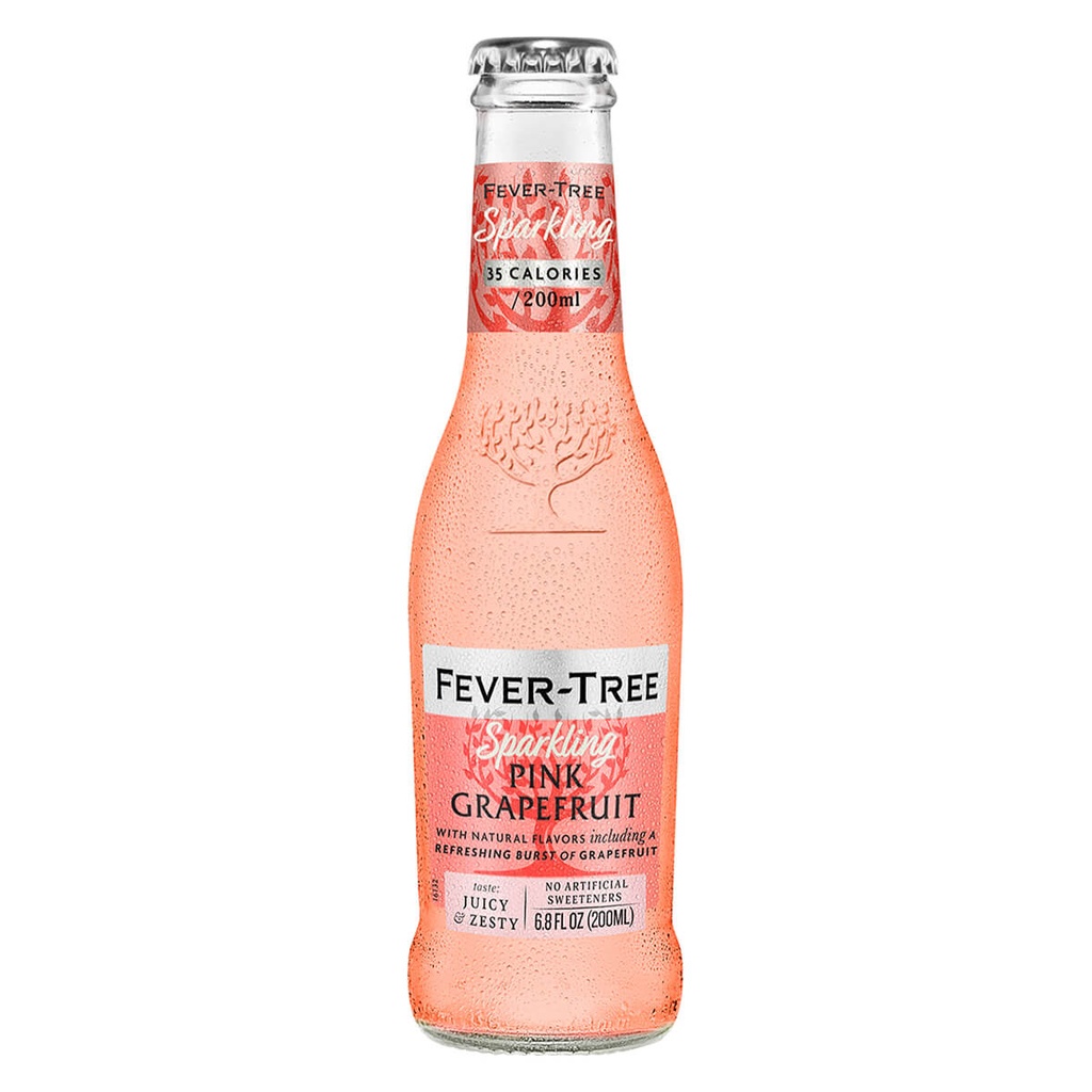 [BEVR-703108] Fever Tree Pink Grapefruit Soda Water - 24x200ml