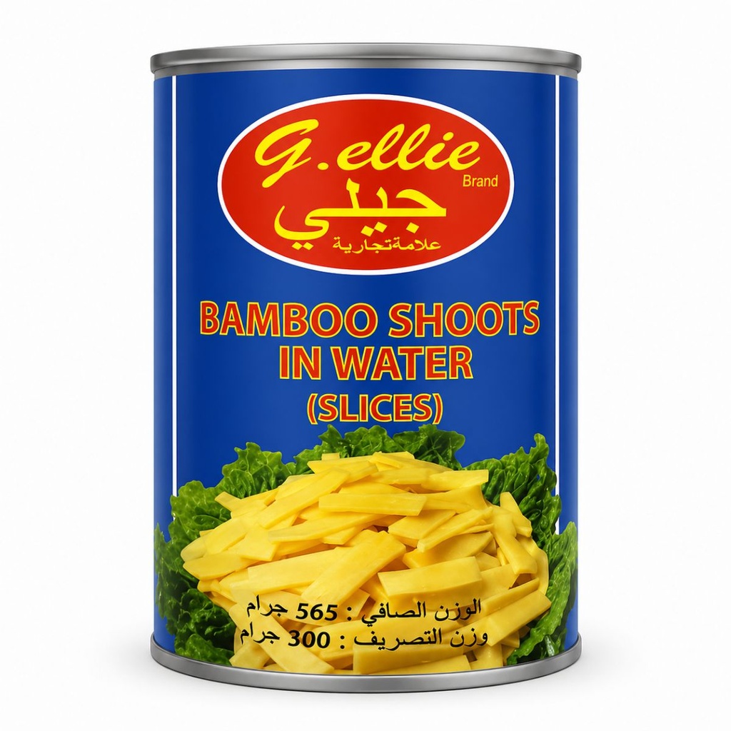 G.ellie Sliced Bamboo Shoot in Water - 24x565g