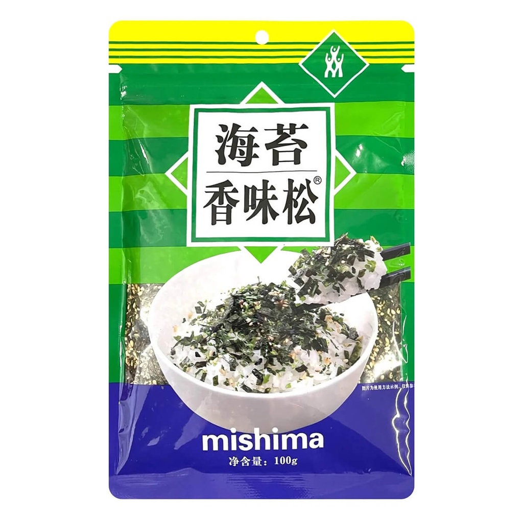 [SACH-250397] Mishima Rice Nori Furikake Komi Green Seasoning - 15x100g
