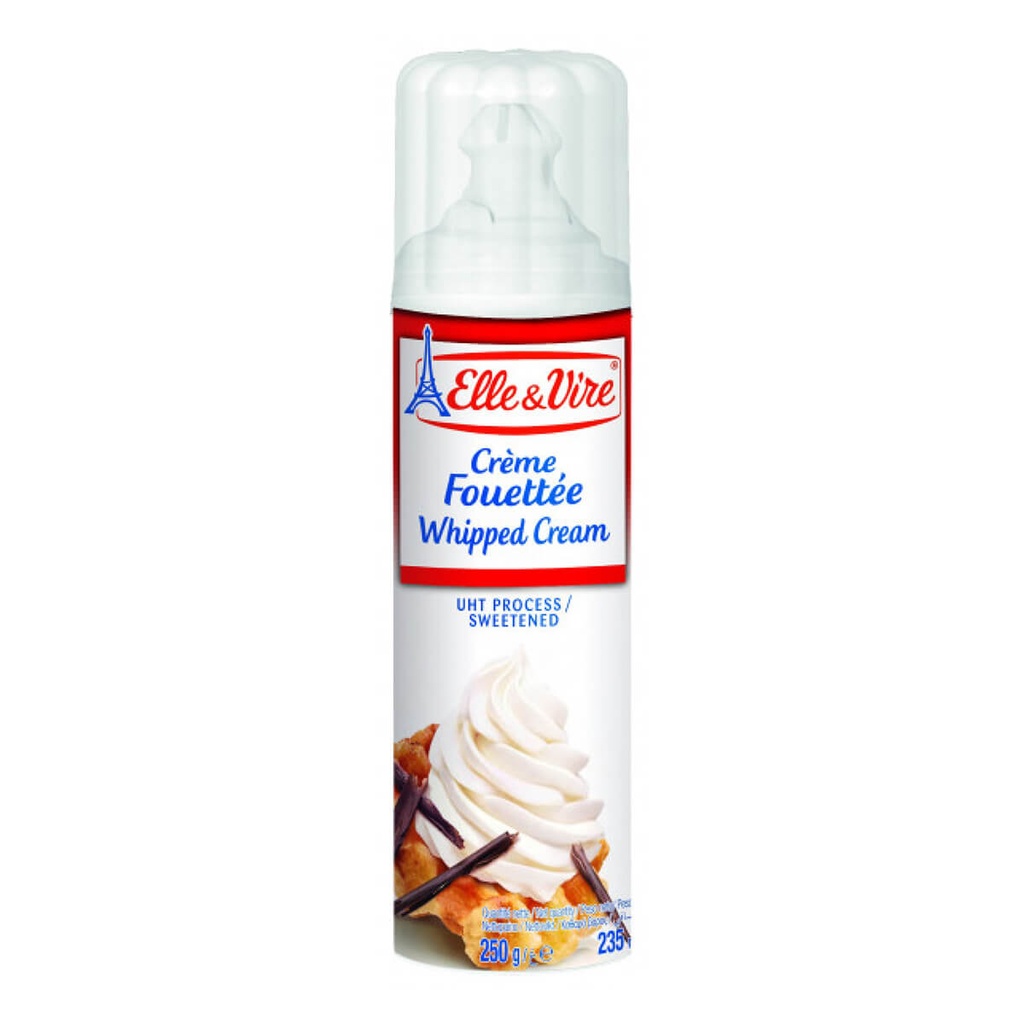 [BREK-159228] Elle & Vire Whipping Cream Spray, Natural - 12x250g