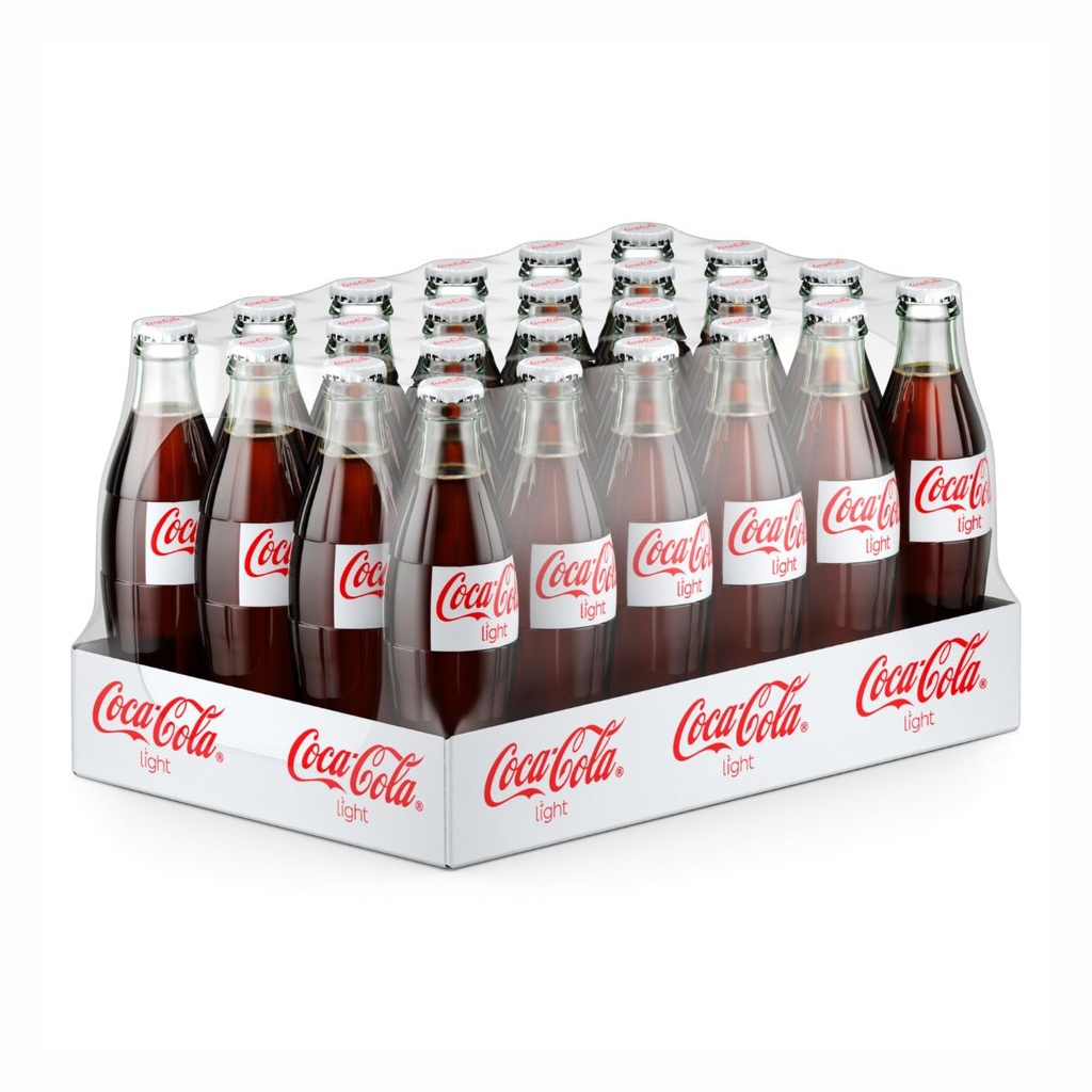 [BEVR-708312] Coca Cola Light Soft Drink, Glass, UAE - 24x290ml