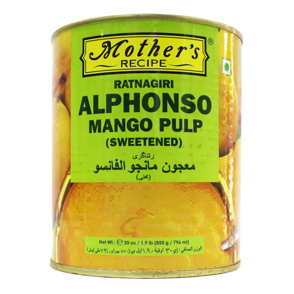 [FRUT-456021] Mother's Recipe Alphonso Mango Pulp - 12x850g