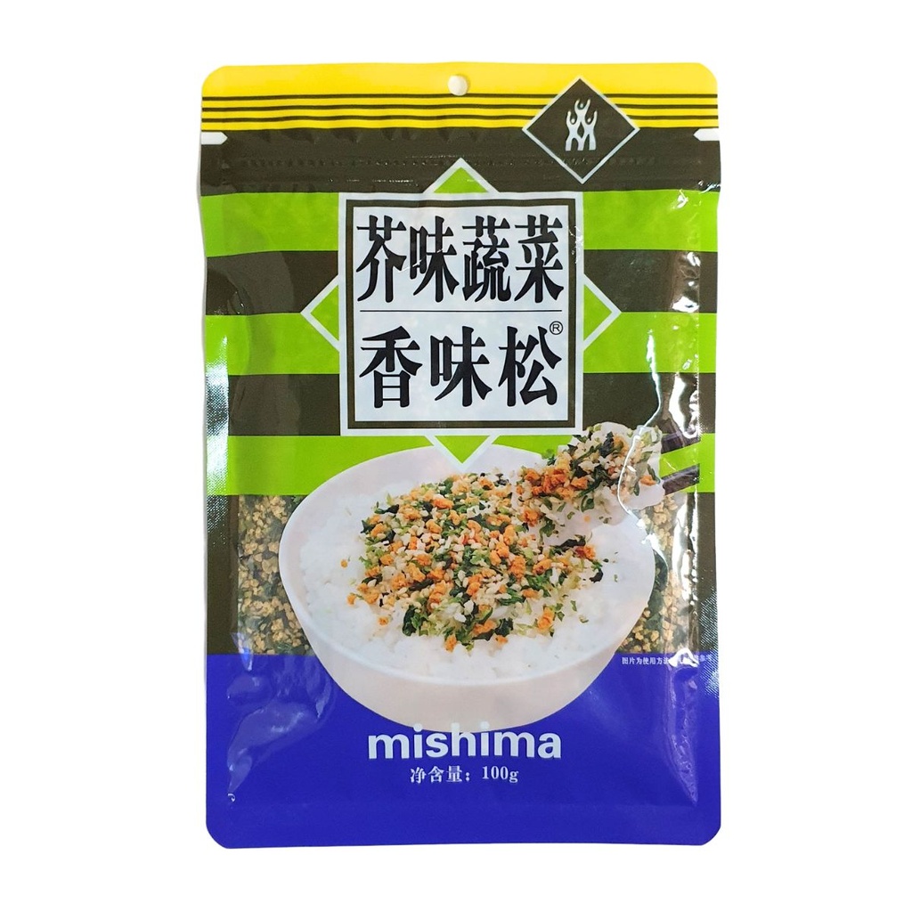 [SAJP-250035] Mishima Wasabi Flavored Furikake, CHN - 15x100g
