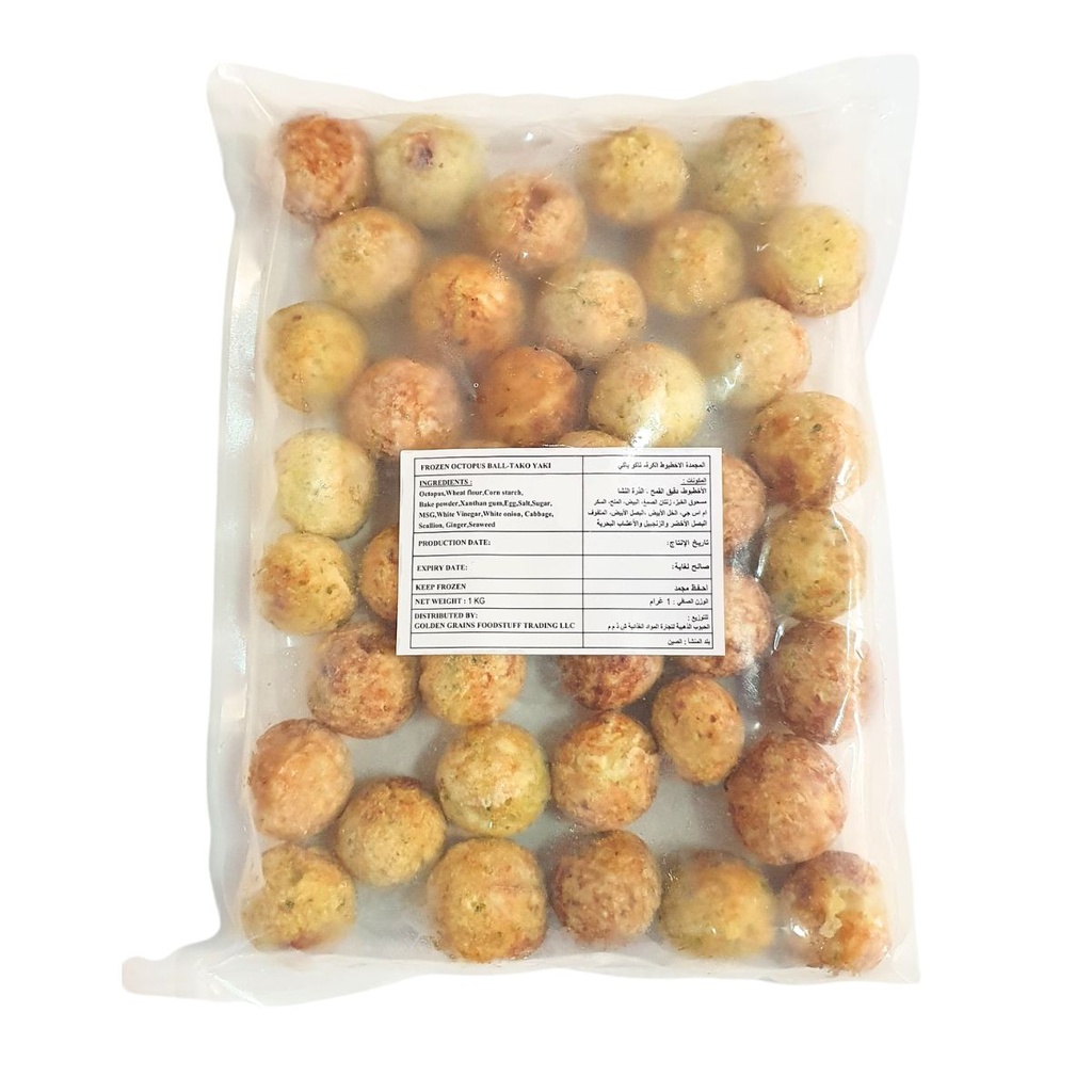 [FRJP-900558] GGFT 30% Takoyaki Octopus Ball, CN - 10x1kg