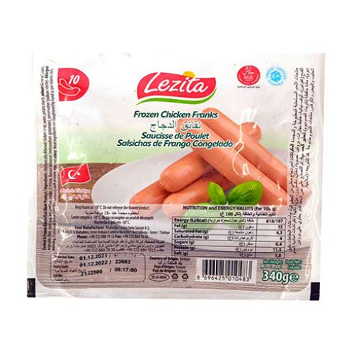 [FROZ-901087] Lezita Chicken Sausage - 24x340g