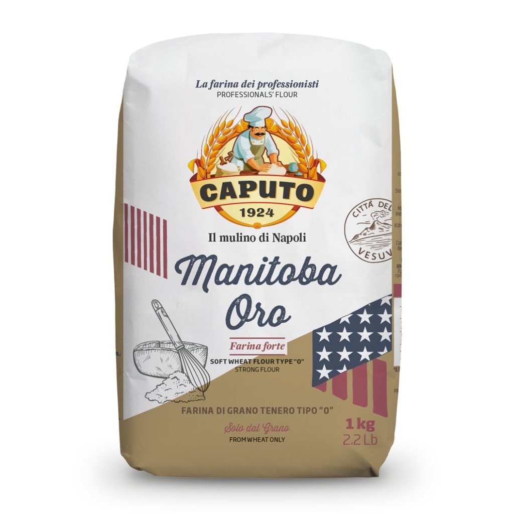 [FLOR-382576] Caputo Manitoba Oro Flour, Italy - 10x1kg