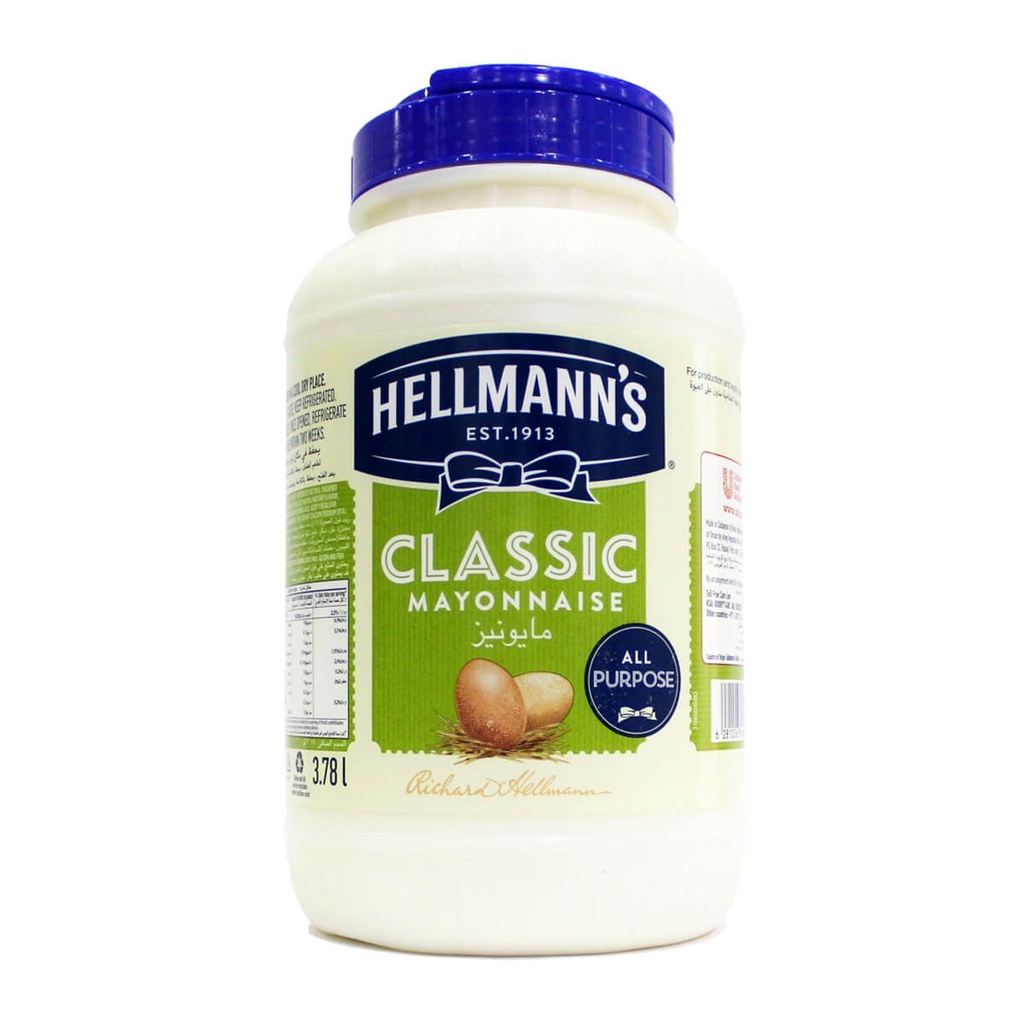 [SAUC-256035] Hellmann's Classic Mayonnaise - 4x3.78ltr