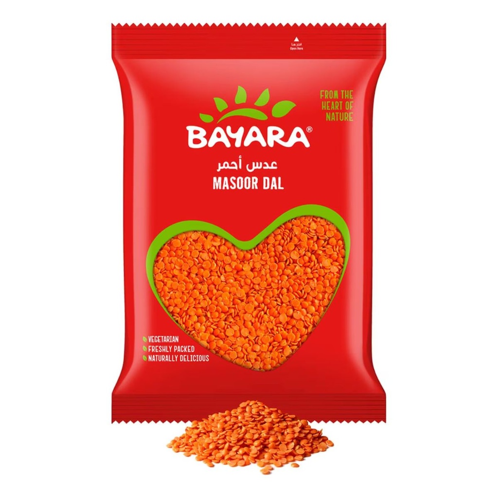 Bayara Red Masoor Dal - 1x1kg