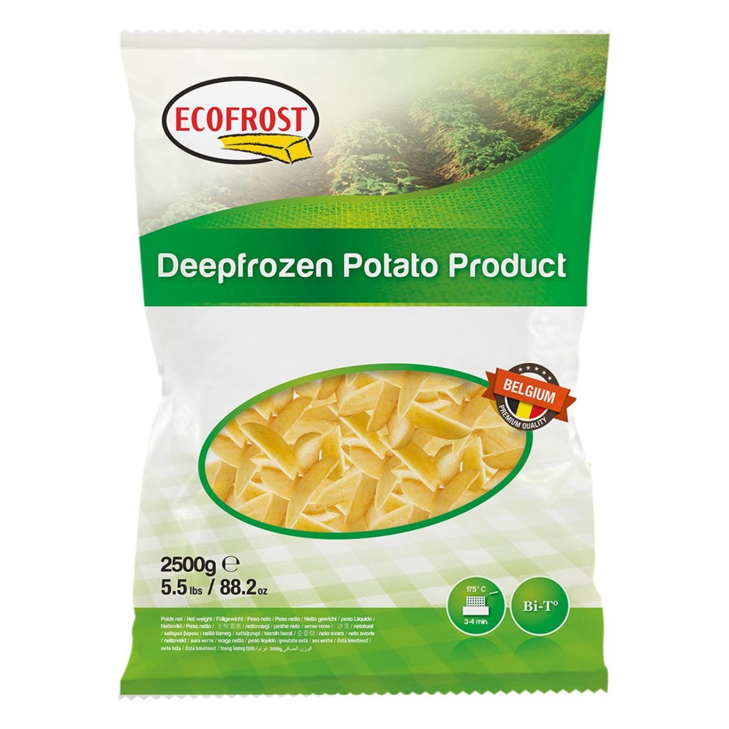 [FROZ-907541] Ecofrost Potato Wedges, Belgium - 4x2.5kg
