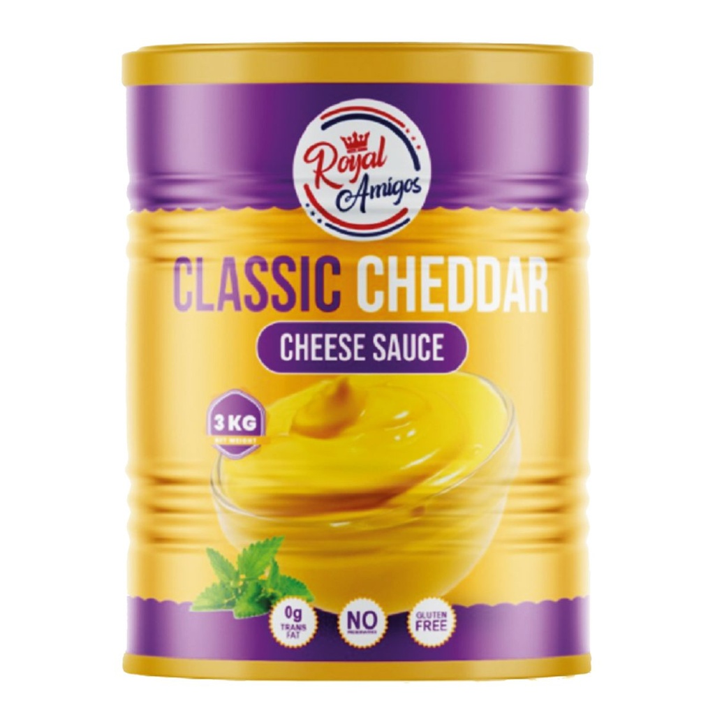 [BREK-151981] Royal Amigos Classic Cheddar Cheese Sauce - 6x3kg