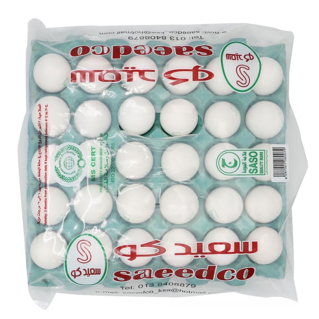 Saeed-Co LARGE Fresh Table Eggs - 12x30pcs