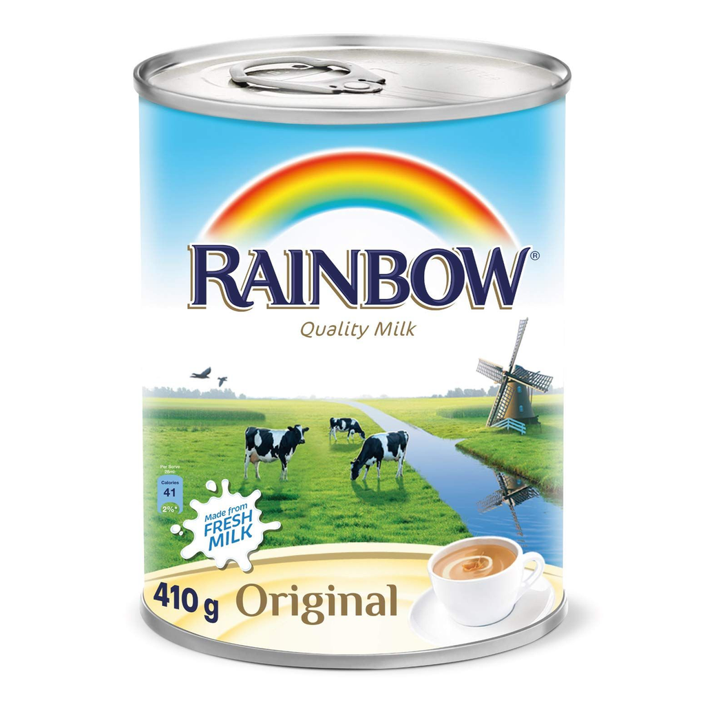 [BEVR-706010] Rainbow Evaporated Milk - 48x410g