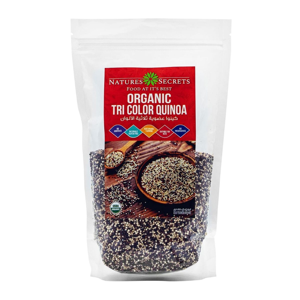 Natures Secrets Tri Color Quinoa, Organic - 1x1kg