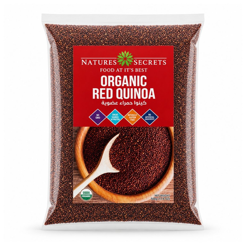 [OTHR-757857] Natures Secrets Red Organic Quinoa - 1x500g