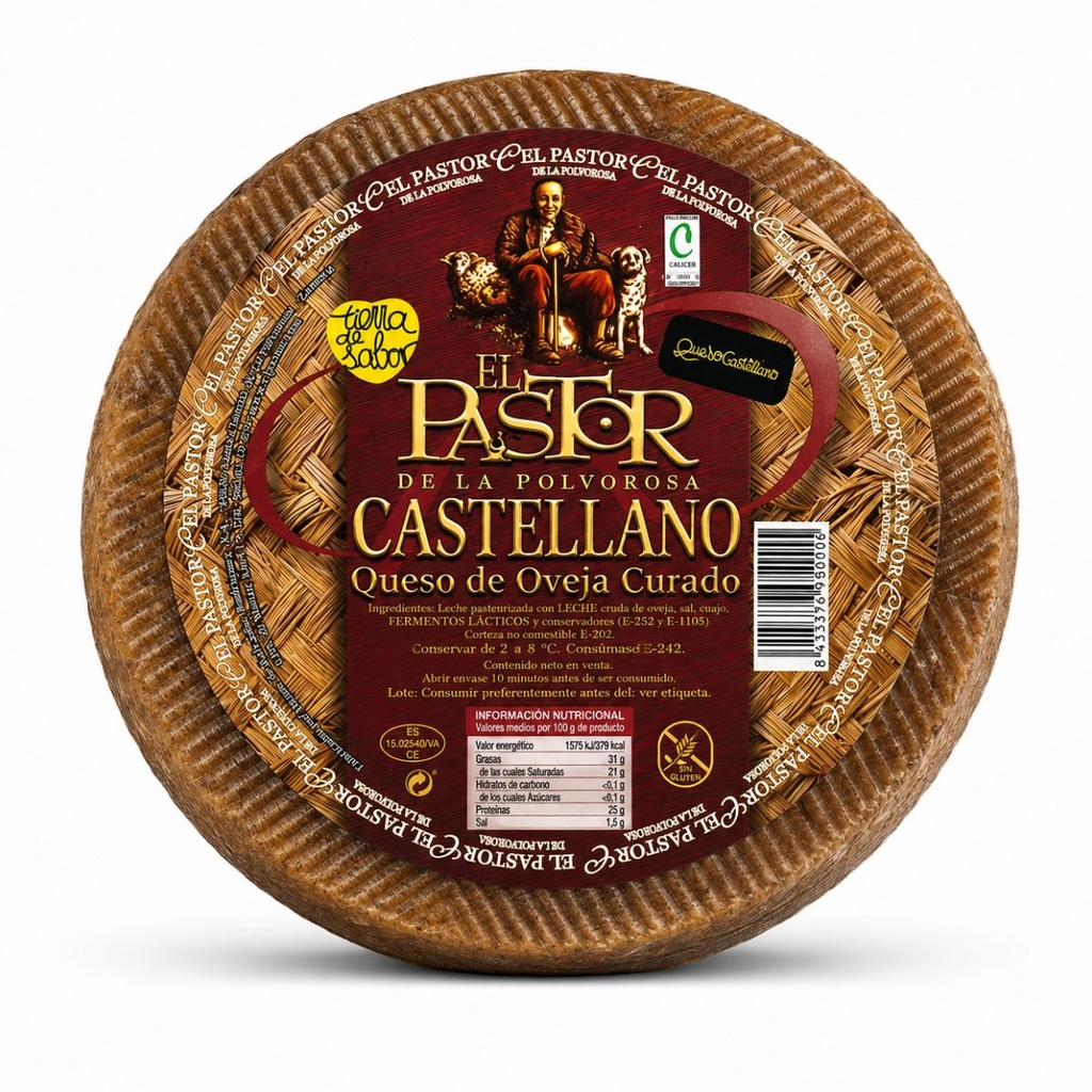 [BREK-151605] Quesos El Pastor Manchego Cheese, Spain - 1x1kg