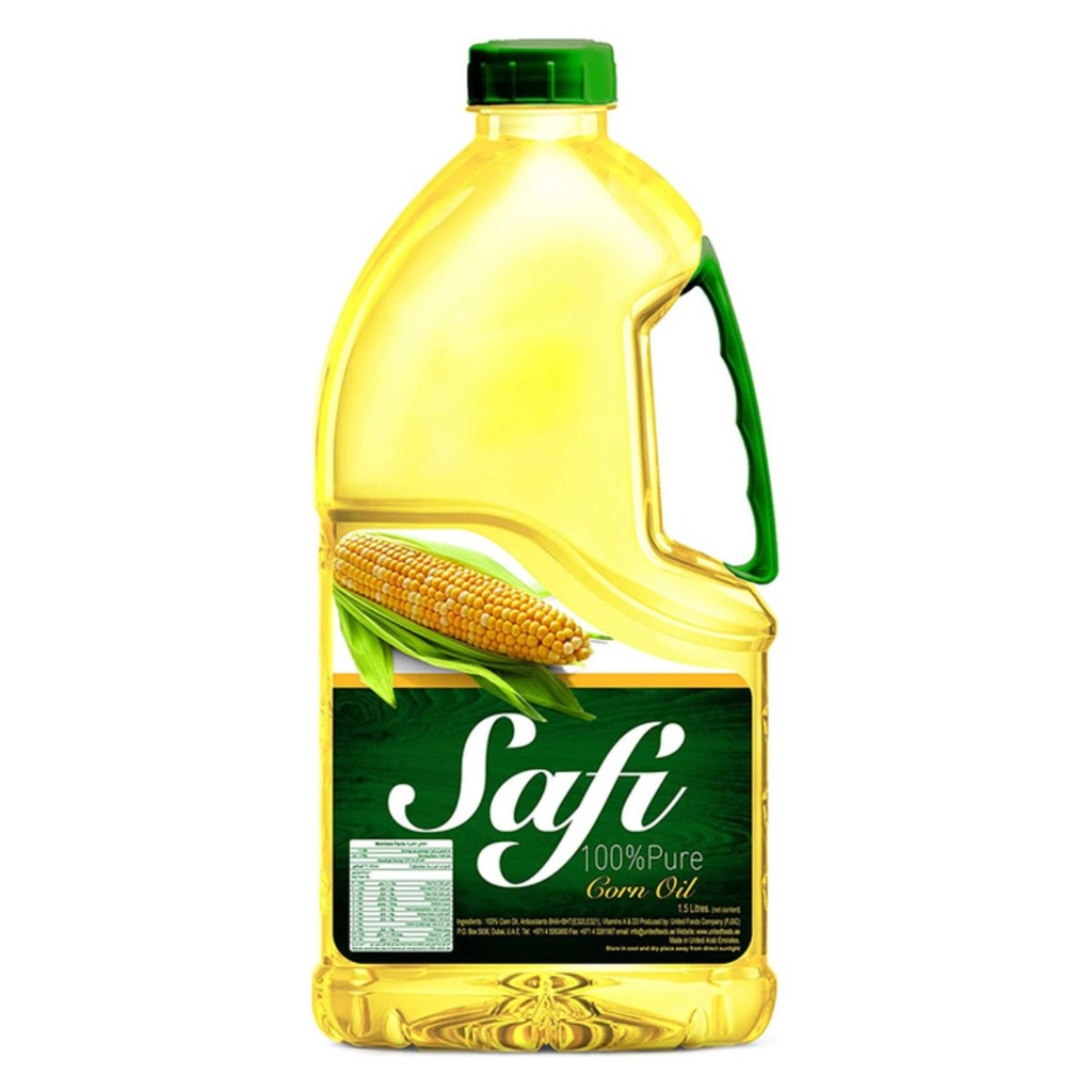 [OILS-651021] Safi Pure Corn Oil PET - 6x1.5ltr