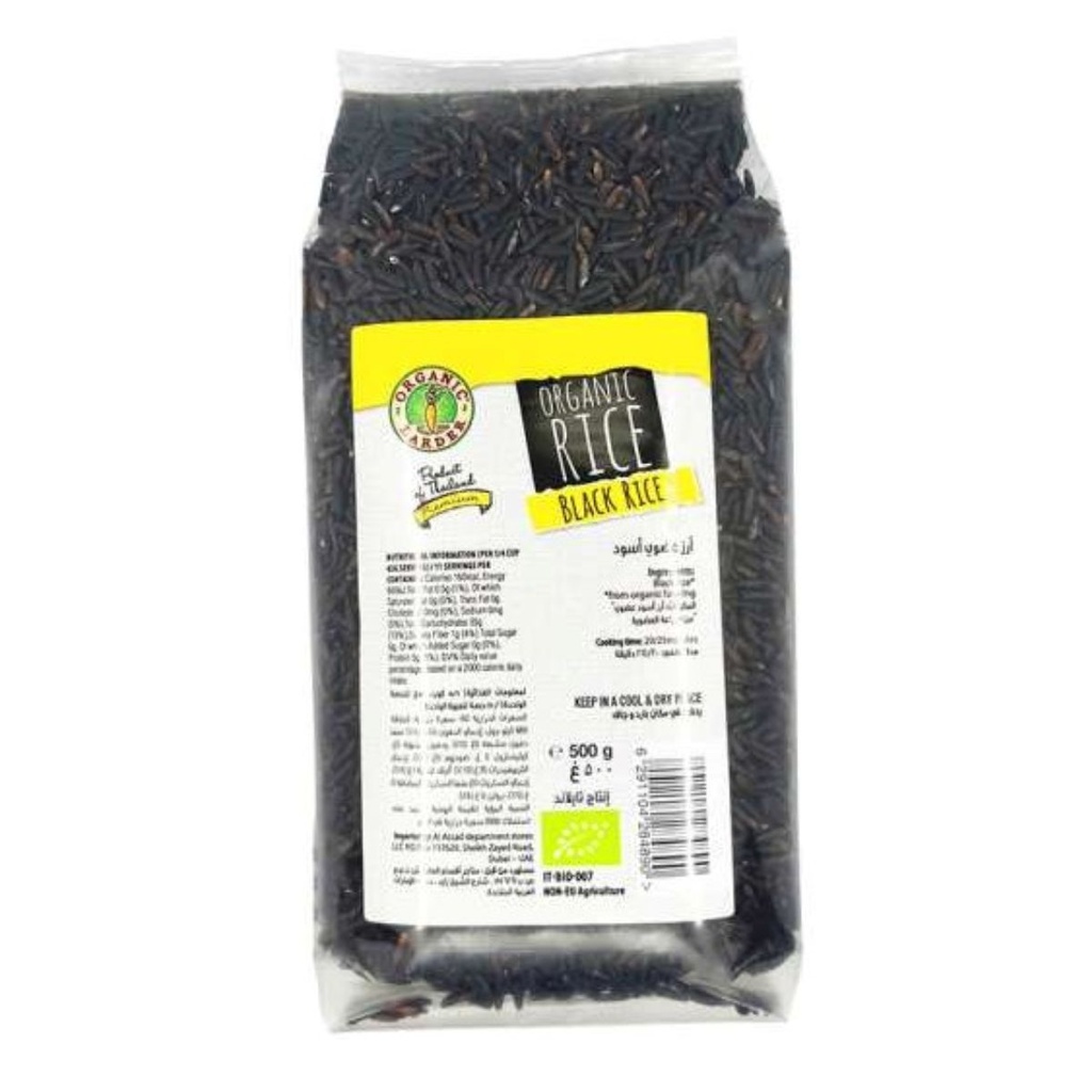 [OTHR-659035] Organic Larder Black Rice, Organic - 1x500g