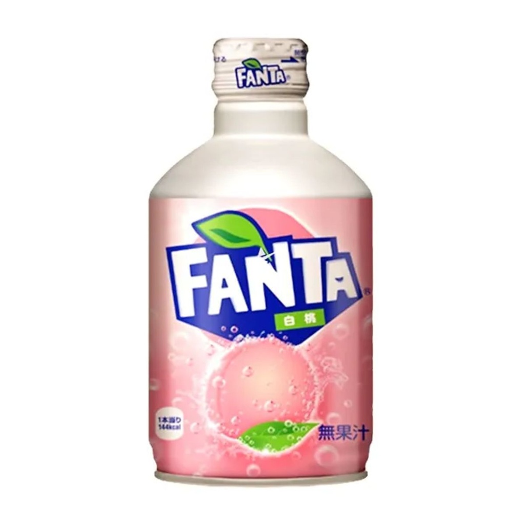 [BEVR-700860] Fanta White Peach Soft Drink, Japan - 24x300ml