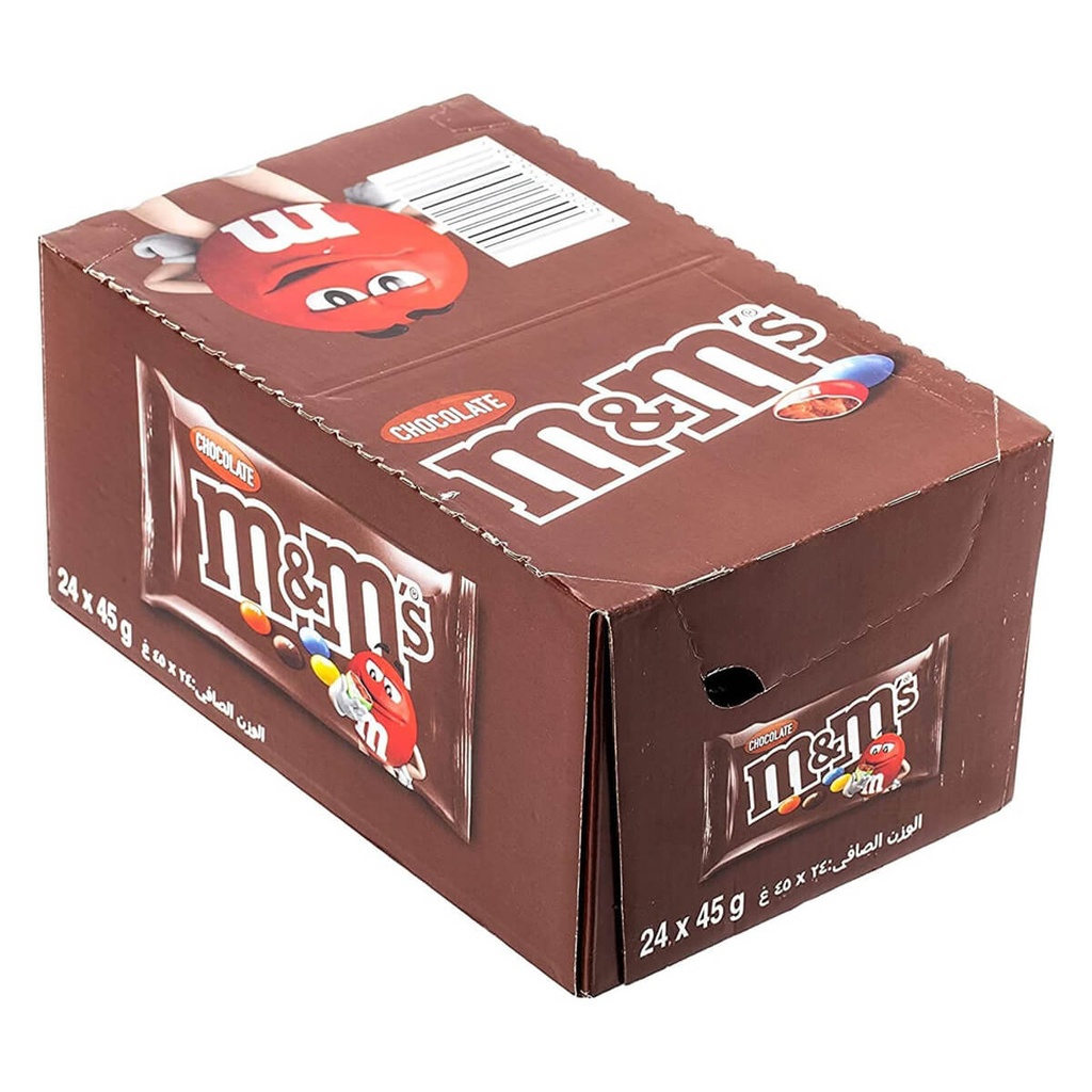 [SNAK-201044] M&M's Milk Chocolate Packets - 1x24x45g