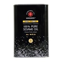 Maruhon Takemoto 100% Pure Sesame Oil, Dark Toasted, Japan - 10x1.65ltr